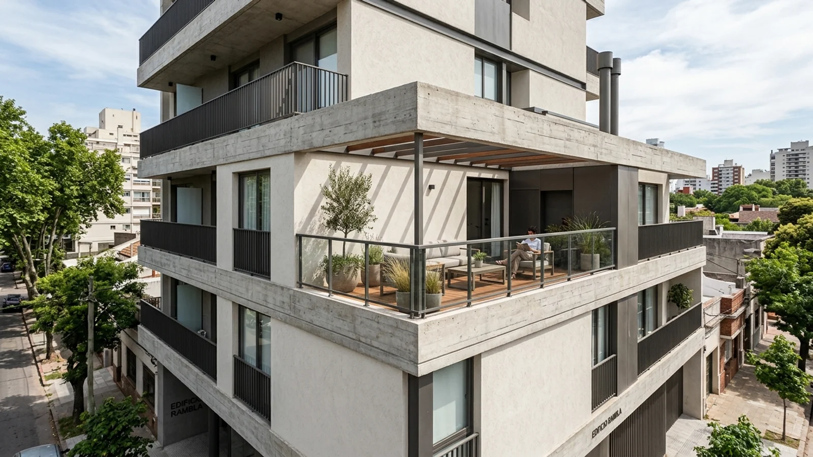 La Sobriedad Material: Un Pilar en la Evolución de Proyectos Residenciales con Terrazas Habitables