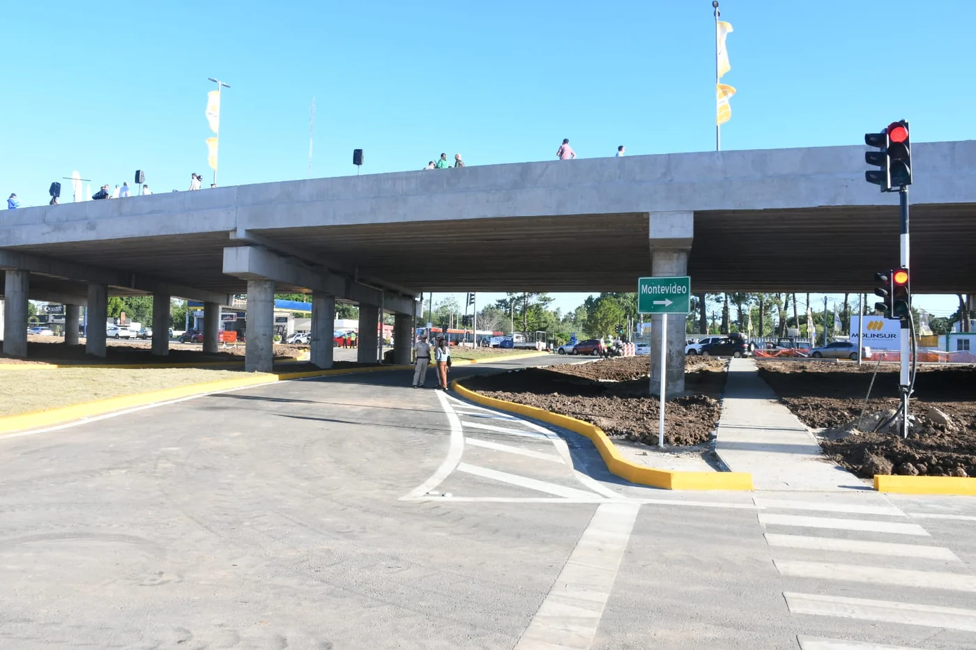 Nuevo intercambiador a desnivel en Avenida Argentina mejora la circulación y seguridad vial en Uruguay